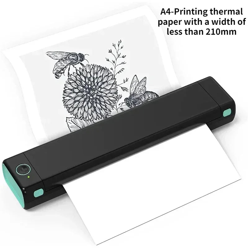 A4 Printer Quick Drying Paper Thermal Printing Paper For The Phomemo M08f  and Brother PJ762 PJ763MFi Portable A4 Thermal Printer - AliExpress