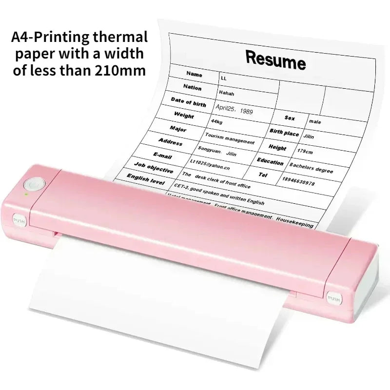A4 Thermal Paper - Multi-Purpose A4 Thermal Papers for M08F, HPRT MT80 –  AASONS